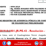 Exp. 04994-2019-0-1801-JR-PE-43 - Resolución - 269537-2019